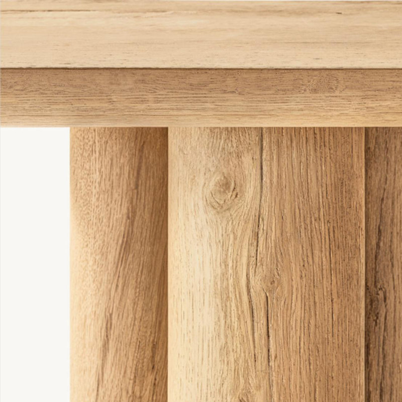 Rural Retro Minimalist Console Table, Brown, 29.92" H x 48.03" W x 12.6" D