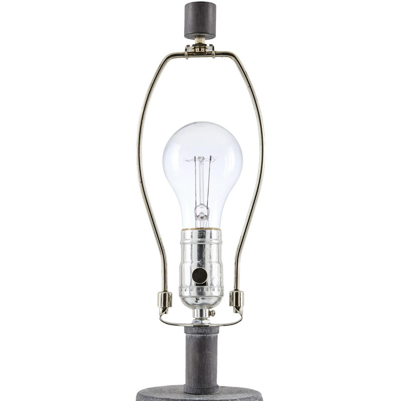 Lampe de table Ritvik, Gris foncé
