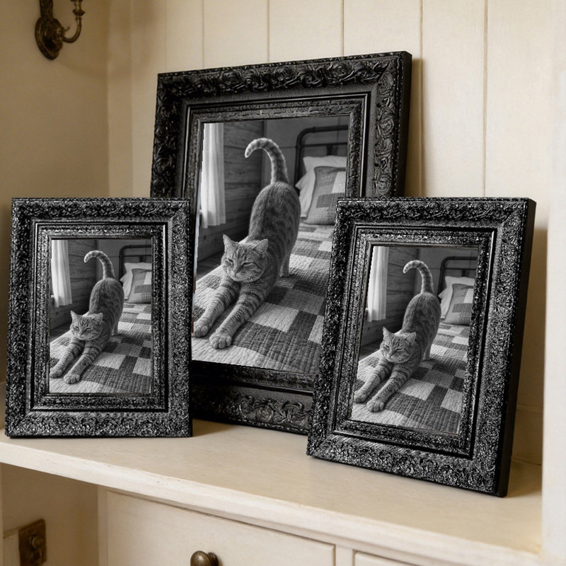 Cadre photo simple noir 1PC pour photos de 11 po x 14 po et affichage de la mémoire de voyage, Black, 1, L 11 po x H 14 po