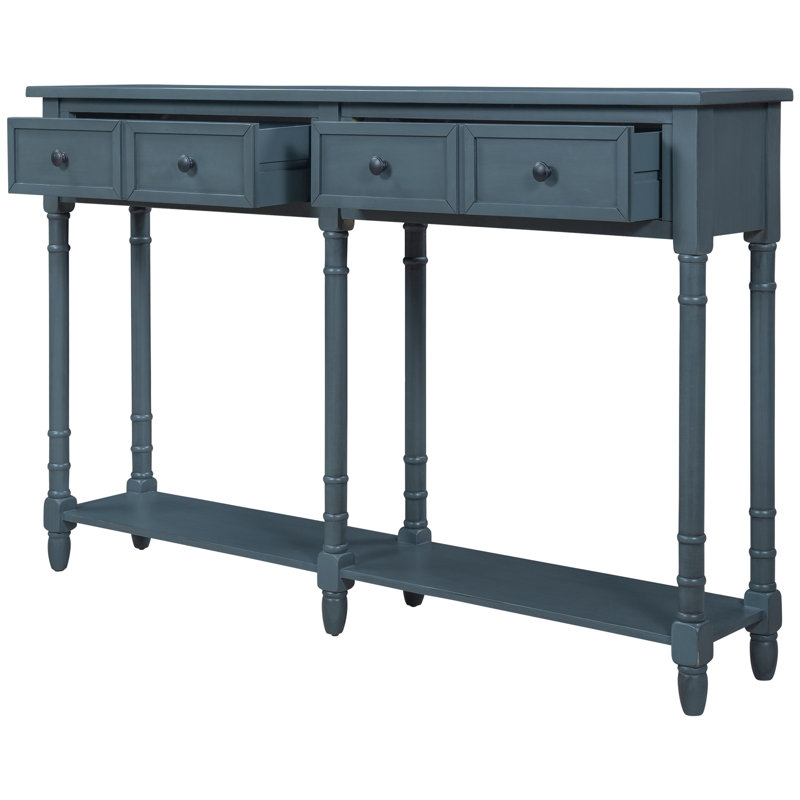 Console de 58 po Aiden-Lee, Bleu marine