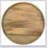 Natural Pedestal Accent Table With Solid Contoured Base And Raised Edges For Modern Elegance And Versatility-1863077285