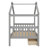 Wooden House Bed with Drawers-479318141