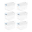 Contenant de boîte de rangement en plastique transparent Stérilite