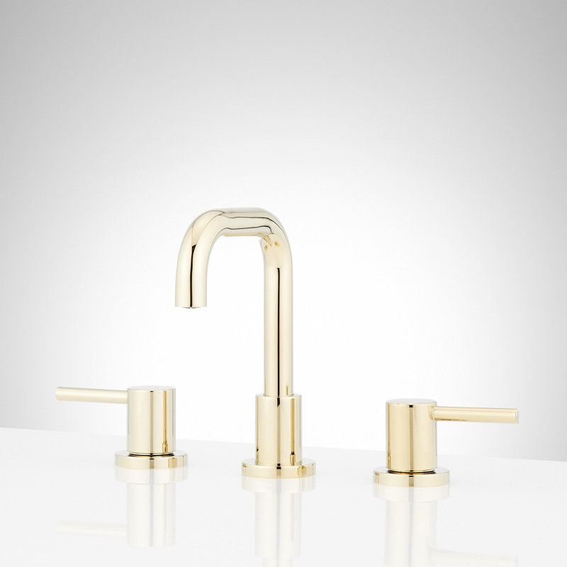 Robinet de salle de bain espacé 1,2 GPM Lexia, Laiton poli