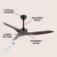 Ventilateur de plafond 50 "à 3 pales avec télécommande Artisha-521074712