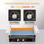 Winado Non Stick Hot Dog Roller & Panini Press with Glass Lid