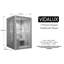 Vidalux 3 Person Elegant Traditional Sauna With Bluetooth