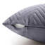 Luxury Chevron Embossed Quilted Pattern Velvet Cushion Cover Set (4-Pack) - Soft Throw Cushion Cover for Home Décor-2081109208