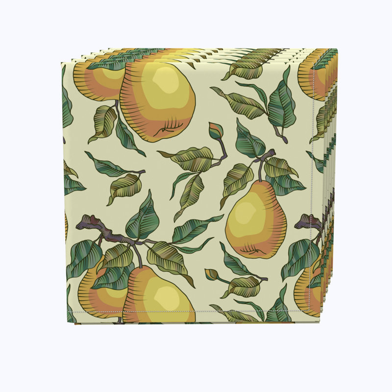 Cotton Twill No Pattern Square Napkin