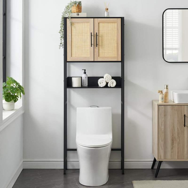 Rangement pour salle de bain Gallott, Noir, noir, noir, noir