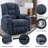 Living Room for Senior Use |  Wide Overstuffed Chenille Power Lift Massage Recliner Chair, Blue Finish-237633102