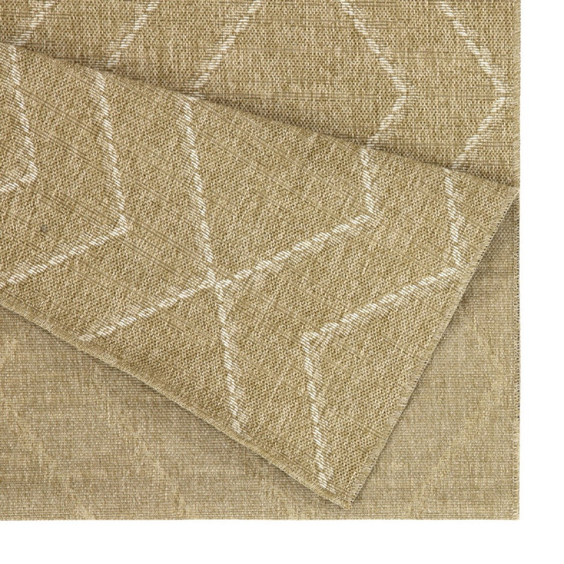 Earth Collection Rug - Neutral Diamond, Indoor Outdoor, Kid Pet Friendly, Rectangle 10'3" x 7'10"