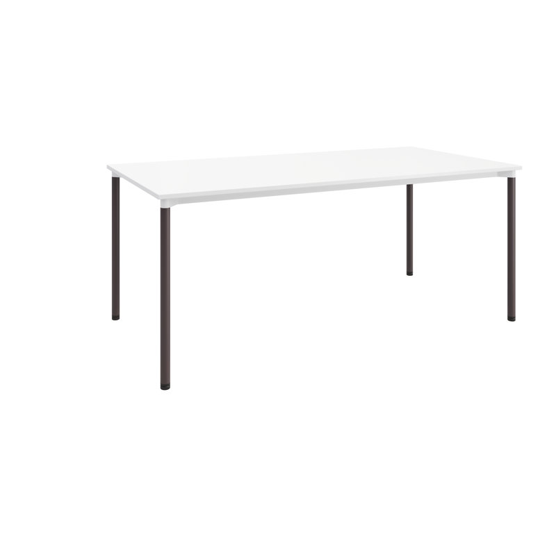 Bureau Spright, H 29 po x l 72 po x P 36 po, Blanc / café noir