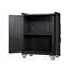 Armoires à outils de porte, armoire de rangement de garage verrouillable, armoire de rangement verrouillable en métal avec roues, coffre à outils roulant, assemblage requis H * W * P
