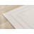 Bradshaw Soft Textured Cream Polyester Border Rug-1040564438