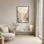 «Watercolor Canyon Landscape with River», art mural sur toile-134030432