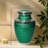 Silver-Toned Accents Urn-577422885