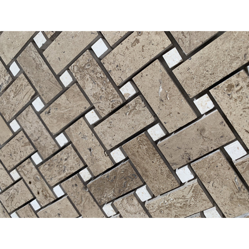 12"x12" Natural Stone Mosaic Floor Tile