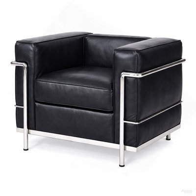 Fauteuil Petit Modele noir grain