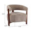 Fauteuil d'appoint rembourré Kyra-120094525