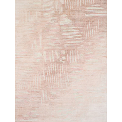 Tapis rectangulaire noué à la main