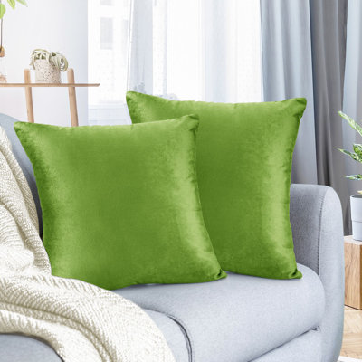 Housse de coussin décoratif en velours 