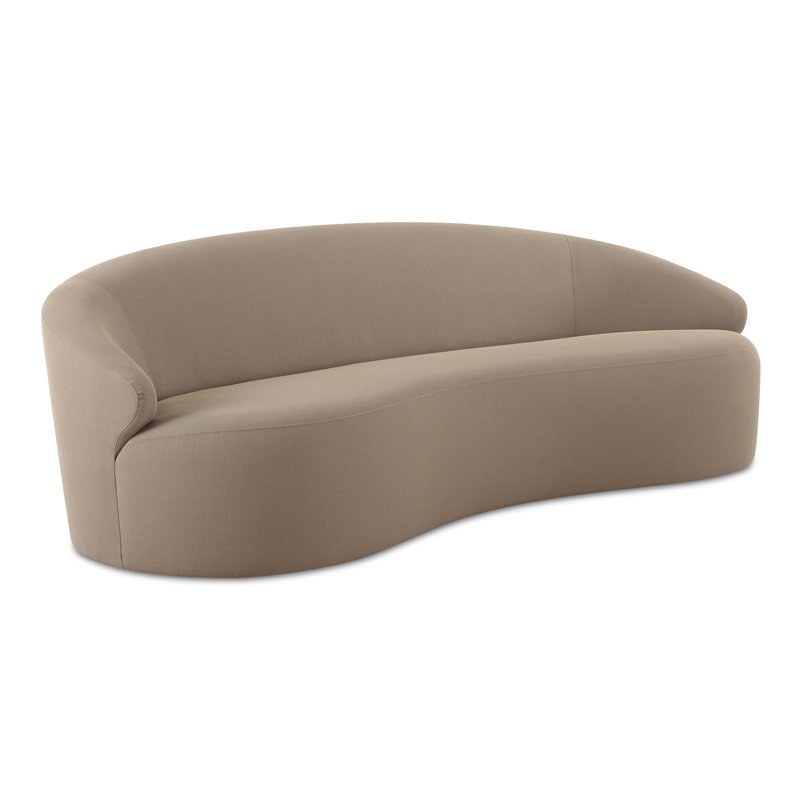 Canapé rembourré Ashton, Tissage performant taupe
