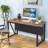 Dineke L-Shape Executive Desk with Cabinet Credenza-1312529025-1317106392