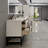 Victoria 60'' Wall-Mounted Vanity with Single Reinforced Acrylic Sink & Rack-98932727