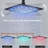 Thermostatic Shower System 12" LED Shower Faucet Set 6" Shower Head Combo Black