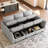 Aurora Chenille Sofa Bed Storage Sleeper Convertible Modular Sofa Sectional Couch With Detachable Washable Cushion For Livingroom Bedroom-106913435-106913481