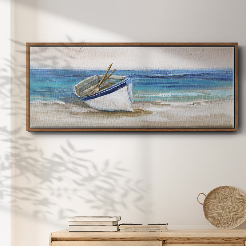 " Shore Excursion ", Walnut, 20" H x 50" W x 1.5" D