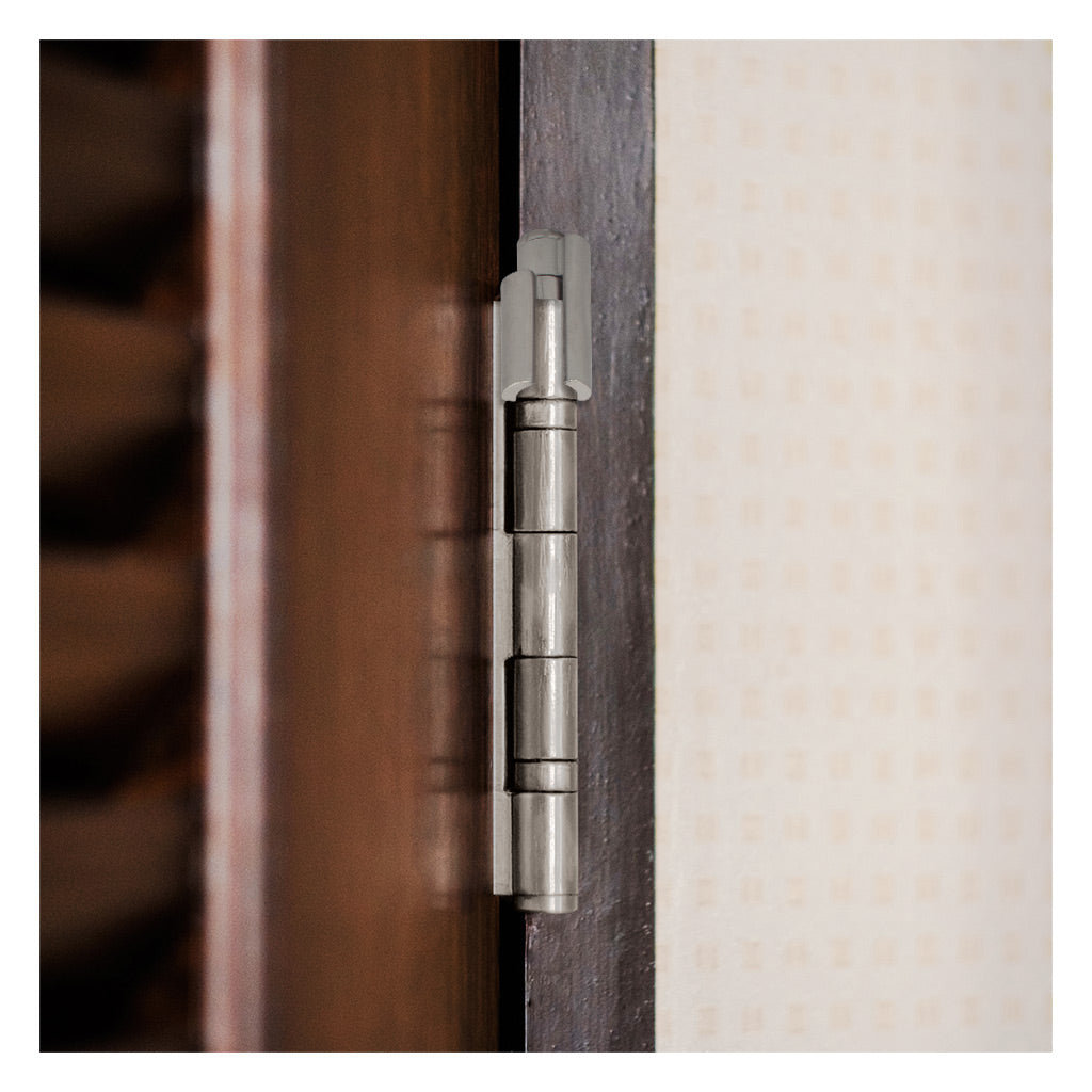 NAIERDI 2 Pack Adjustable Heavy Duty Hinge Pin Door Stop Oil Rubbed Silver  Hinge Pin Door Stopper with Rubber Bumper Damper