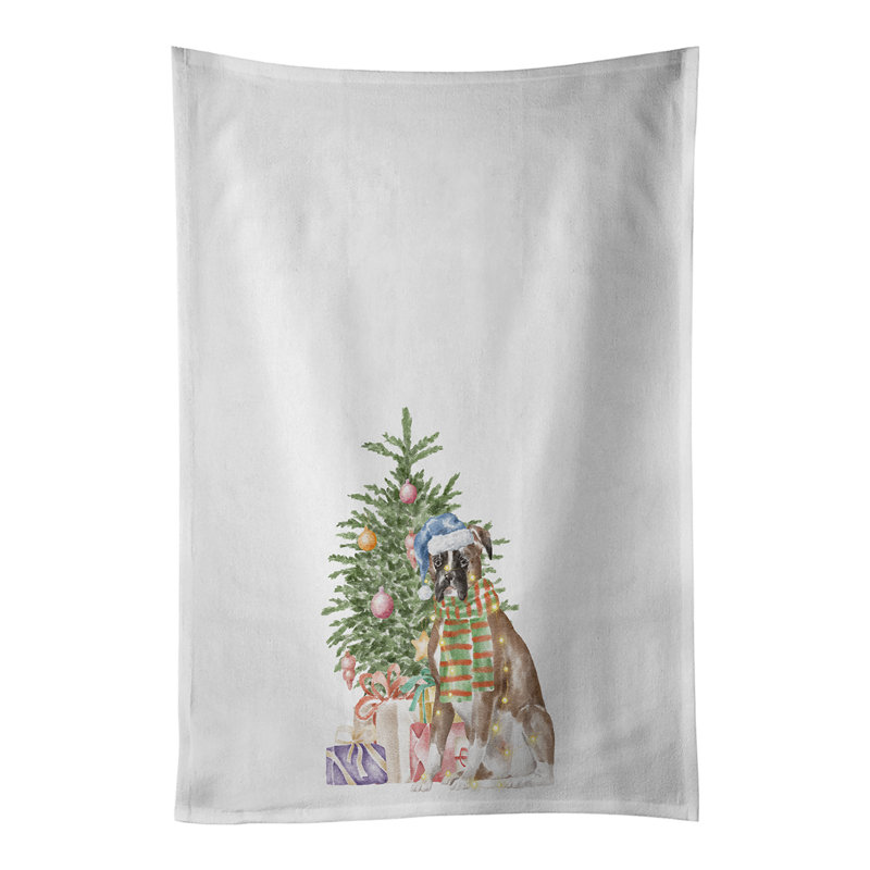 Ensemble de 2 serviettes de cuisine Boxer