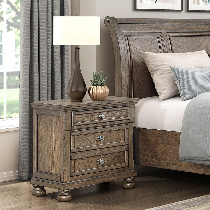 Table de chevet transitionnelle 1pc