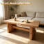 Table basse en bois massif avec dimensions personnalisables