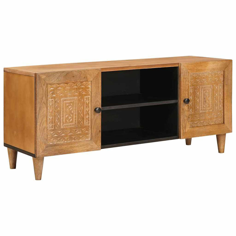 TV Stand, Light Brown
