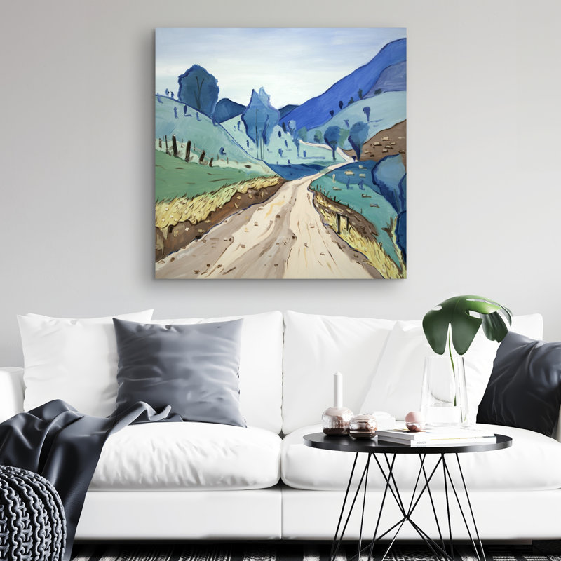 Tuscany trail - 32"x32" art on canvas
