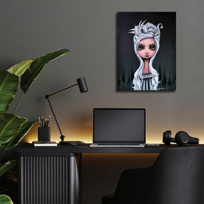 Art mural en verre Winston Porter «Imogen» par Angelina Wrona
