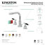 Robinet de salle de bain espacé avec ensemble de drain Kaiser-49275013