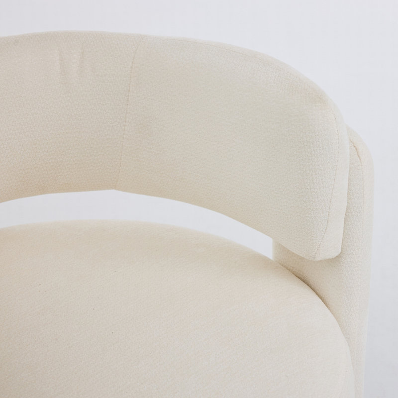 Fauteuil d'appoint Contemporary, Blanc ancien