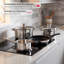 Ensemble de 6 pièces de batterie de cuisine en acier inoxydable Magefesa pour couples