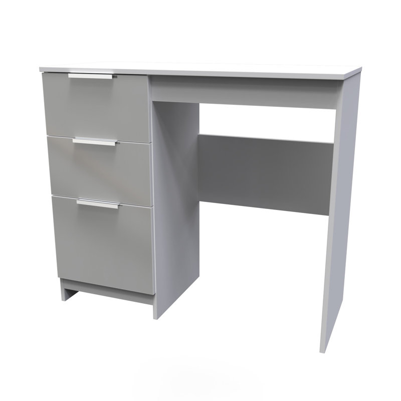 Biernat Dressing Table, Uniform Grey/White