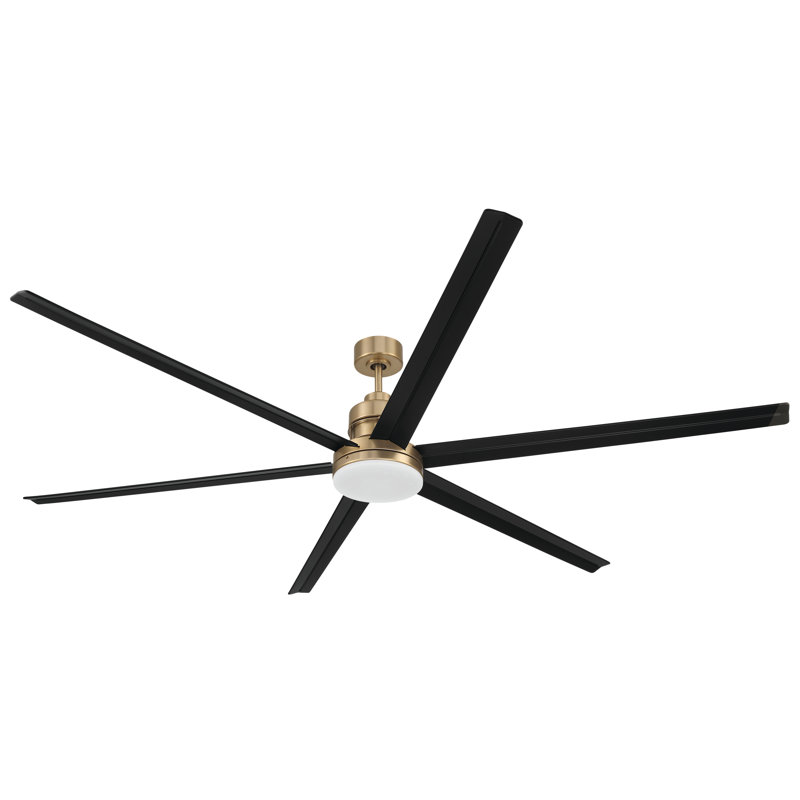 Ventilateur de plafond 80 "sans Wifi Mondo, Laiton satiné