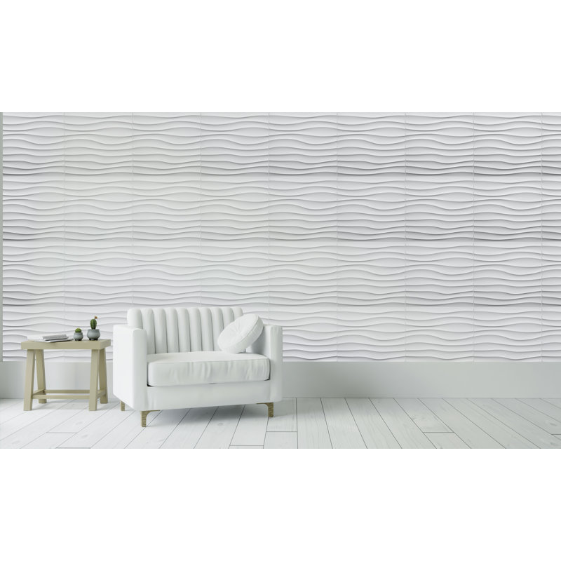 Panneau mural blanc 19,7 po x 19,7 po Falkirk Ross