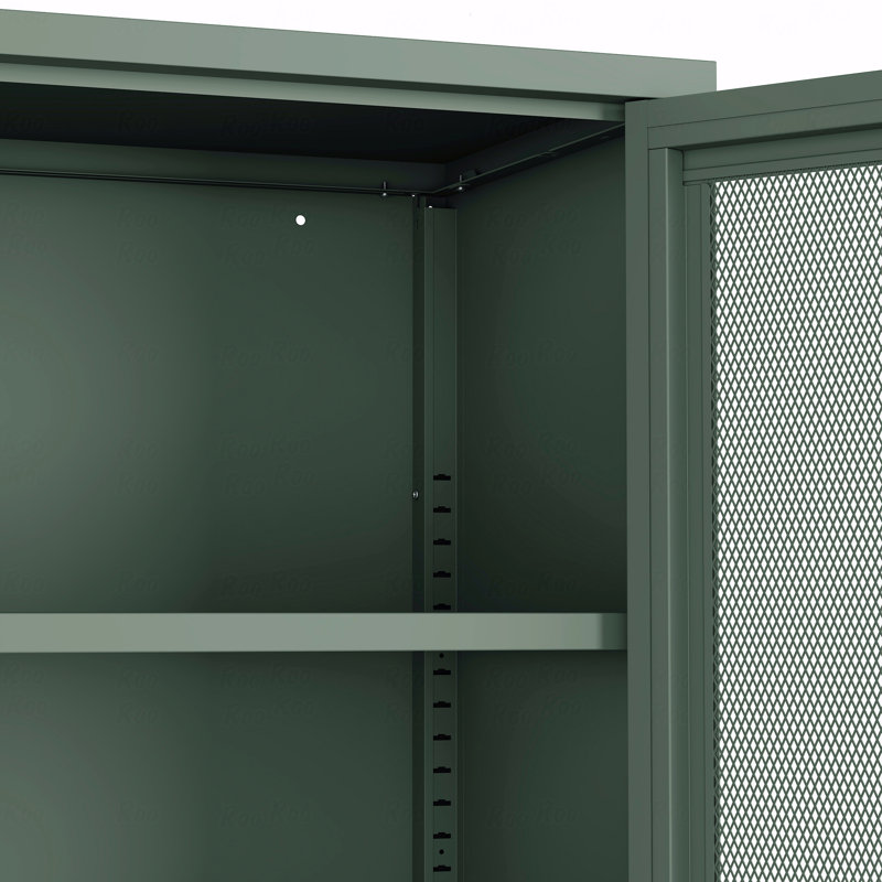 Armoire d'appoint 32 "en métal, Green 1