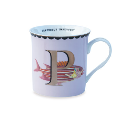 Yvonne Ellen - Gold Edition Alphabet Mug "P"