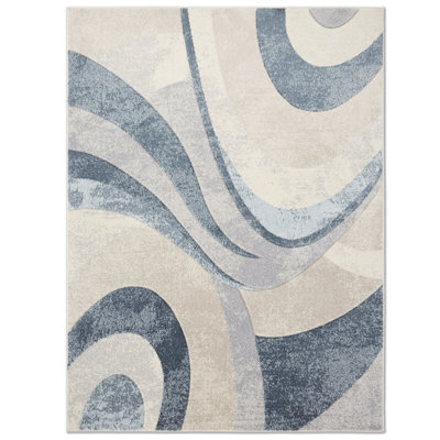 Tapis bleu Wiltrud