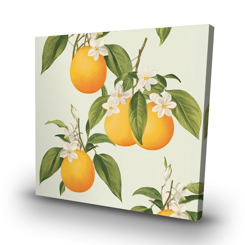 Suspended oranges - 32"x32" art on canvas