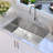 KBFmore Laundry Utility 18 Gauge 30 Inch Single Undermount Kitchen Sink with Strainer
